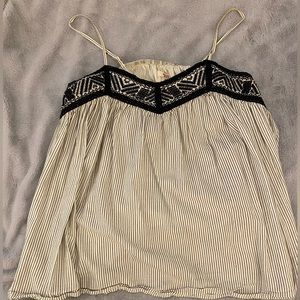 Flowy pinstripe tank